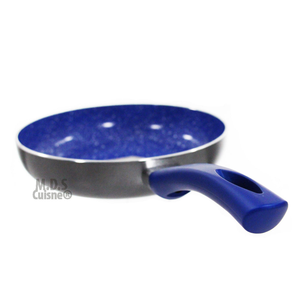 8 Inch Marble Coated Ceramic Fry Pan Non Stick ECO Friendly