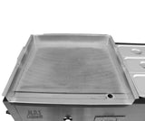 Taco Cart Stainless Steel Griddle Commercial Catering Portable Burner Tacos NEW