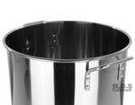 Stock Pot Stainless Steel 100 QT Steamer Brew Vaporera Tamalera for Tamales(25gallons)