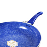 8" Inch Marble Coated Ceramic Fry Pan Non Stick ECO Friendly Skillet Griddle