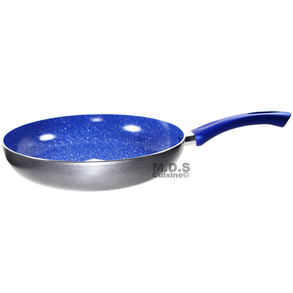 8 Inch Marble Coated Ceramic Fry Pan Non Stick ECO Friendly